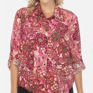 Jade Dreams of Viviana silk shirt